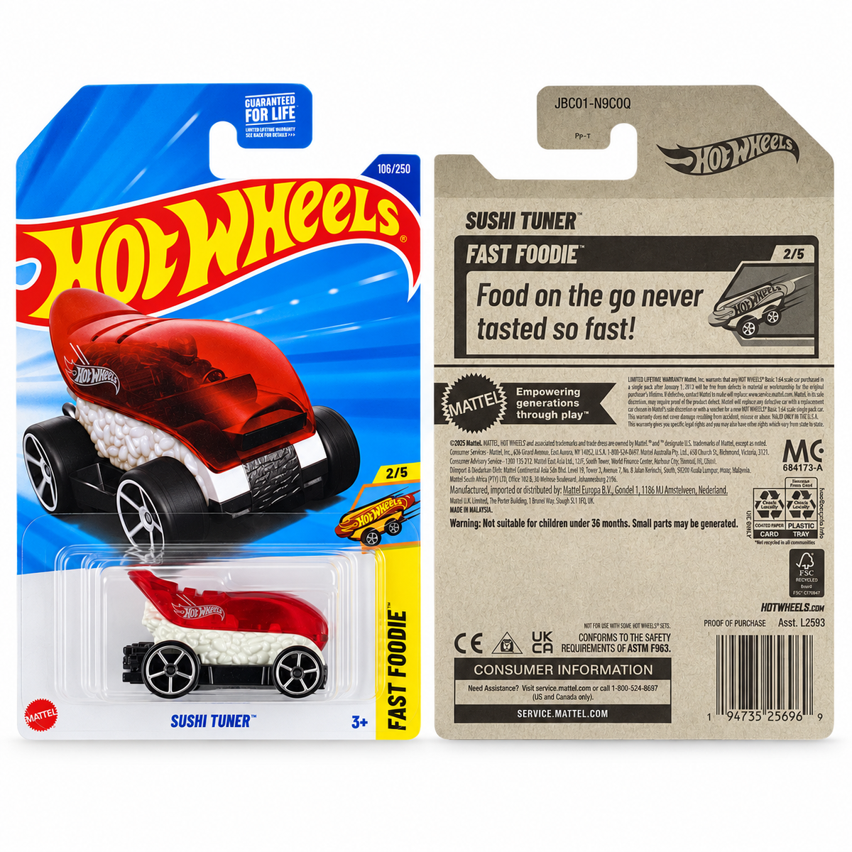 Hot Wheels Sushi Tuner | Fast Foodie Series 2/5