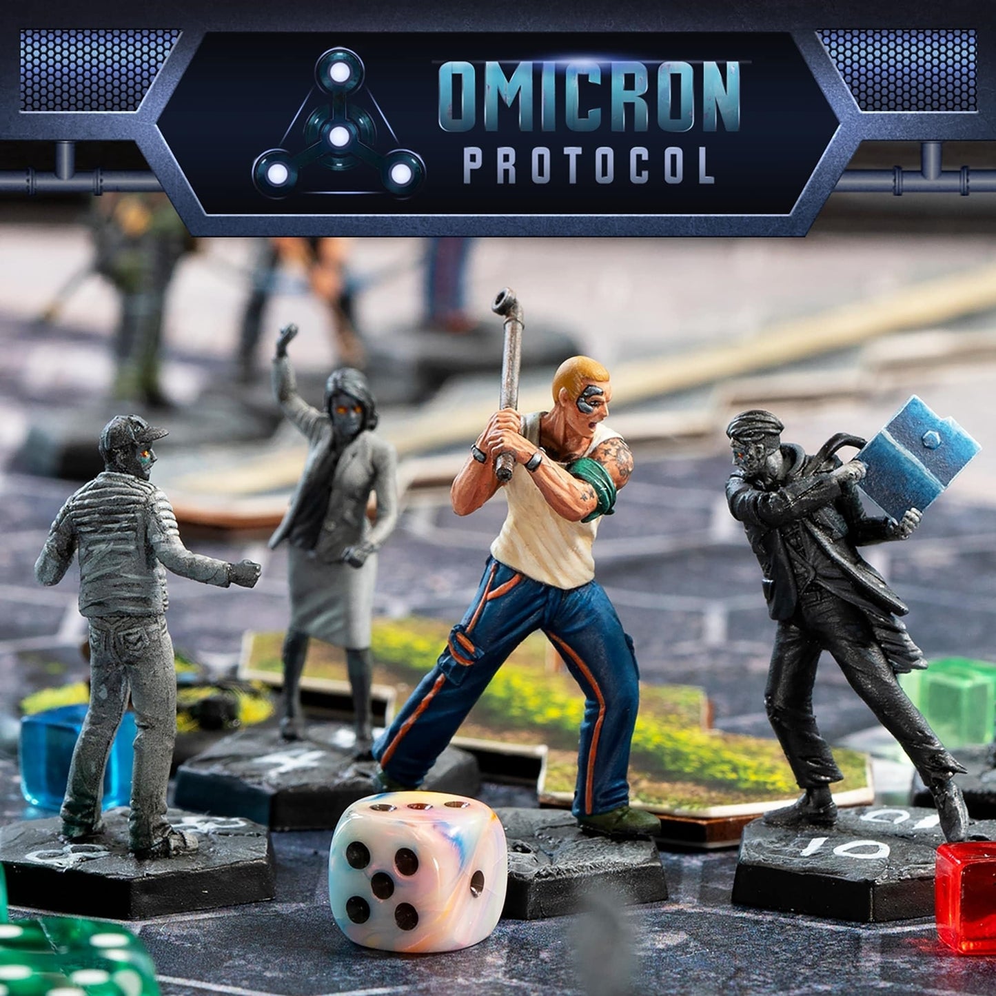 Dead Alive Games Omicron Protocol - Miniatures Board Game, An Intra-Apocalyptic Squad, Dead Alive Games, Competitive/Cooperative