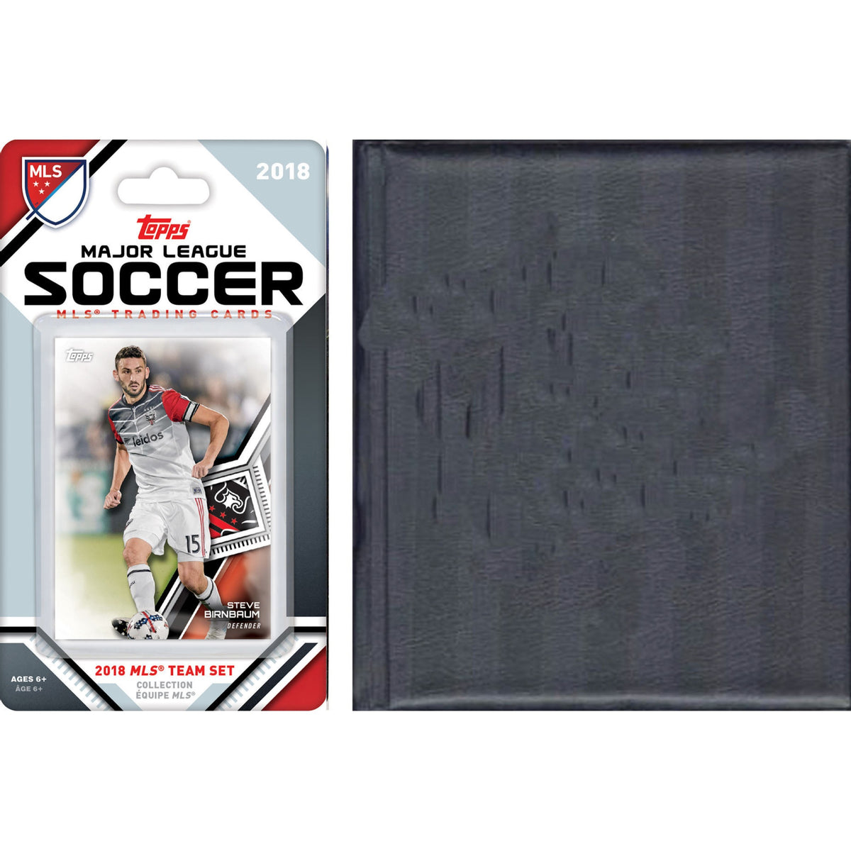 MLS D.C. United Licensed 2018 Topps Team Set and Storage Album