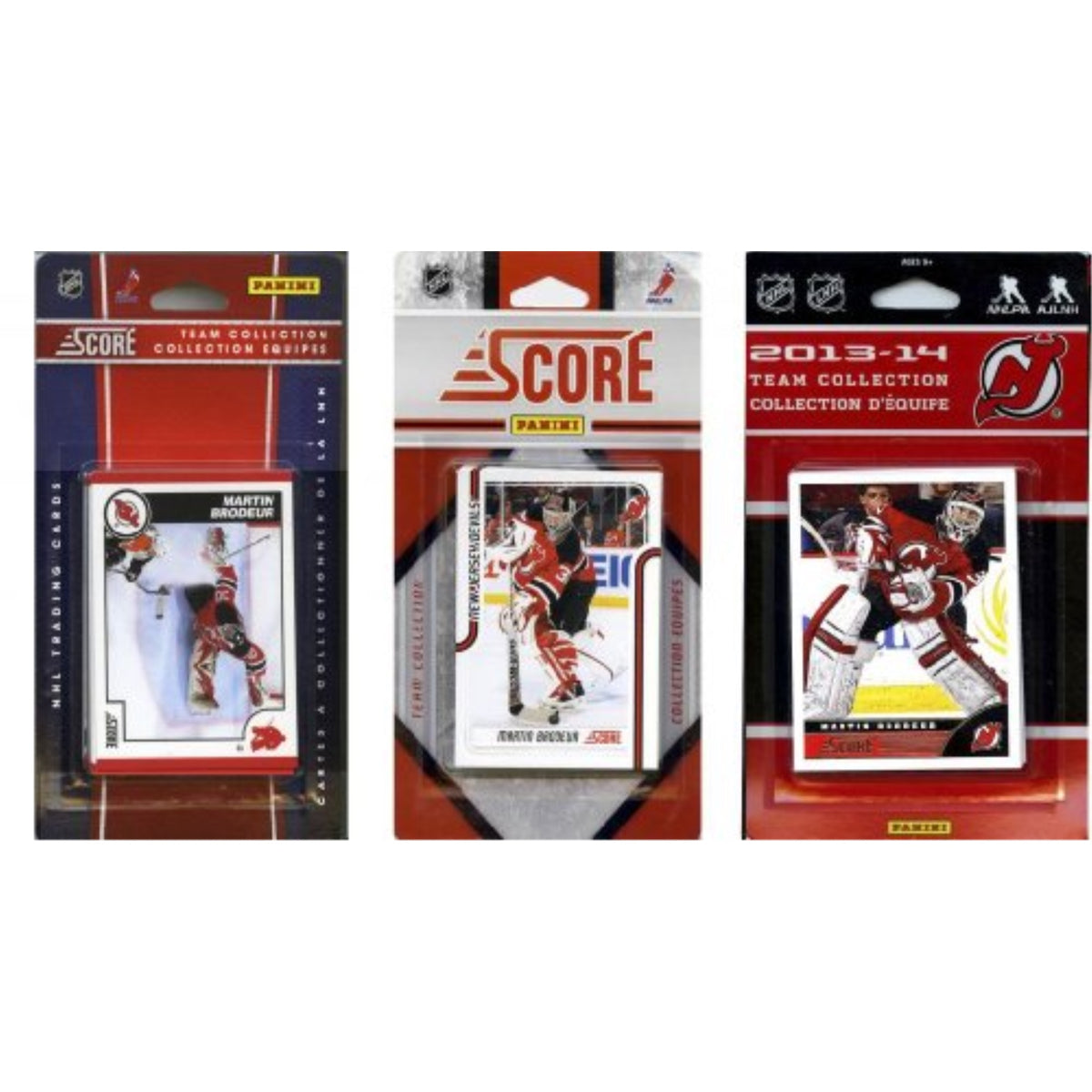 NHL New Jersey Devils 3 Different Licensed Trading Card Team Sets
