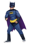 Disguise Batwheels Batman Muscle Costume, Official Batwheels Costume Outfit And Headpiece, Size (4-6)