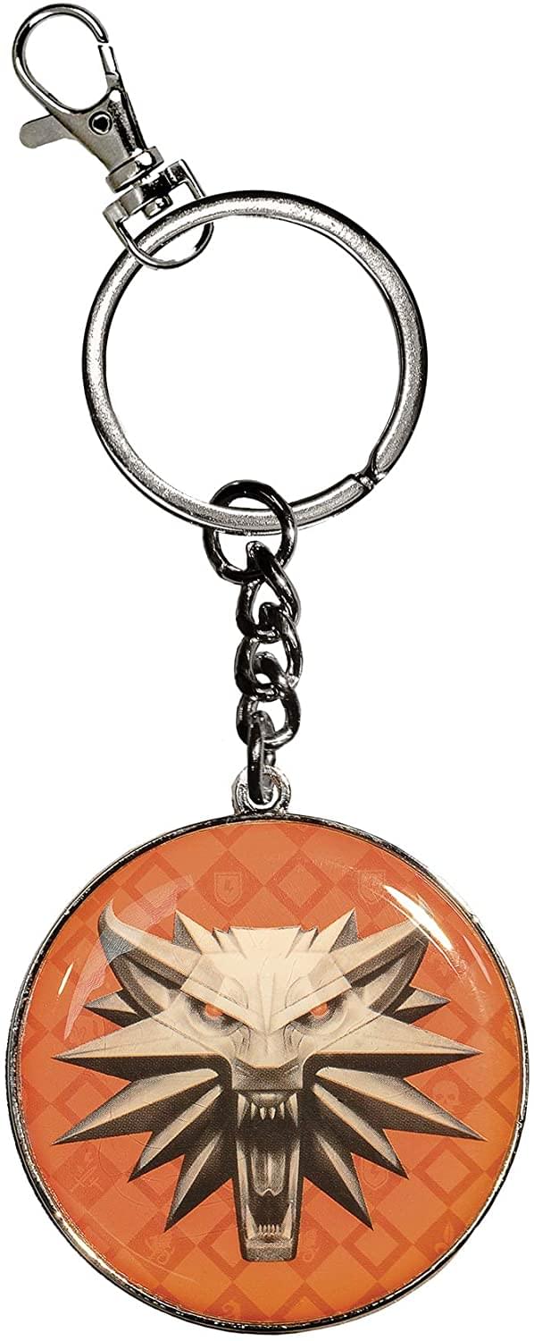 The Witcher 3 Wild Hunt Enamel Keychain | School Of The Wolf