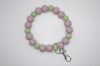 Lavender Succulent Wristlet