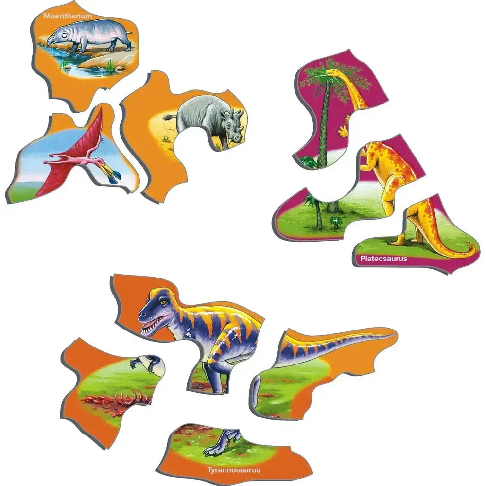 Dinosaurs Triassic Period to Today 85 Piece Tray Jigsaw Puzzle Larsen