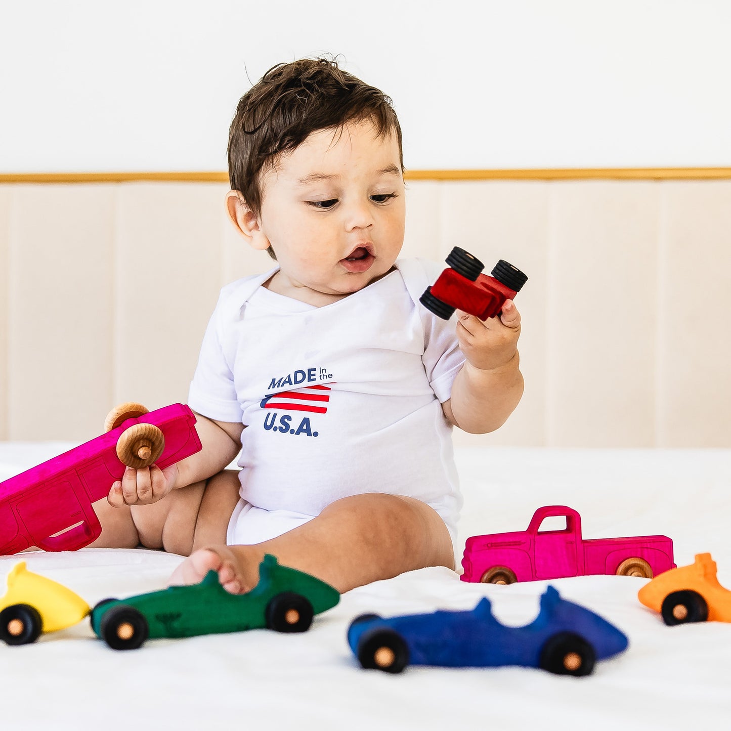 Dyed Maple Wooden Indy Car Set | Made in the USA πΊπΈ