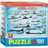 Airplanes 100 Piece Jigsaw Puzzle