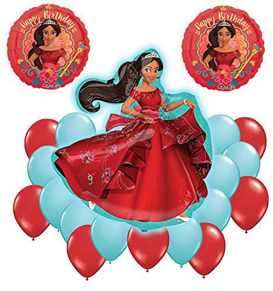 Elena Of Avalor Supershape Happy Birthday Balloon Bouquet Decoration Kit 20Pc