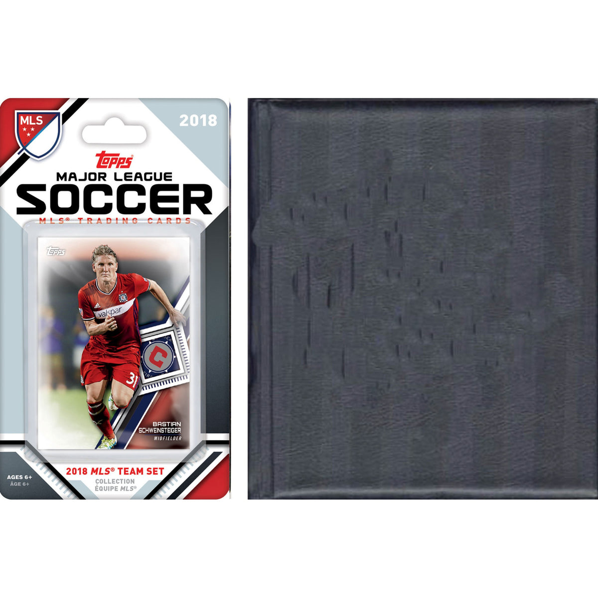 MLS Chicago Fire Licensed 2018 Topps Team Set and Storage Album