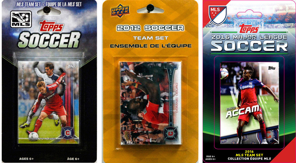 Mls Chicago Fire Licensed 2016 Topps Team Set And Storage Album
