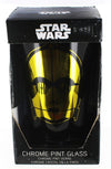 Star Wars C3Po Chrome Pint Glass