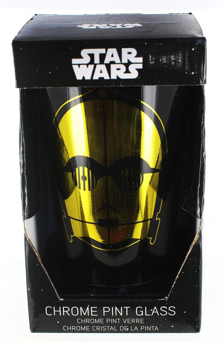 Star Wars C3Po Chrome Pint Glass