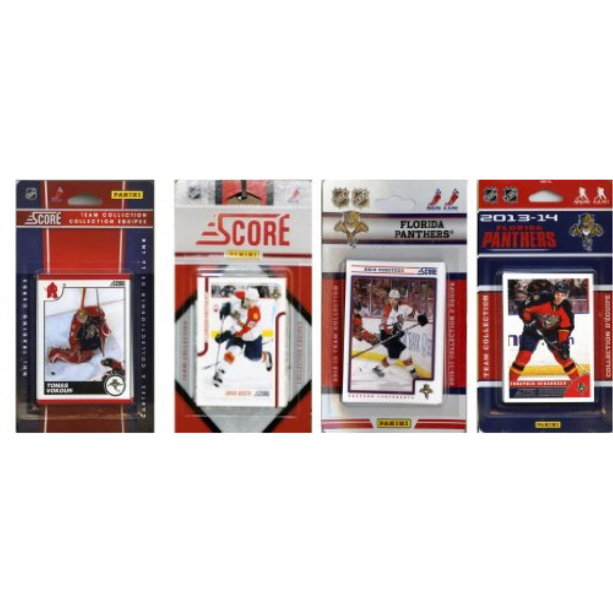 NHL Florida Panthers 4 Different Licensed Trading Card Team Sets