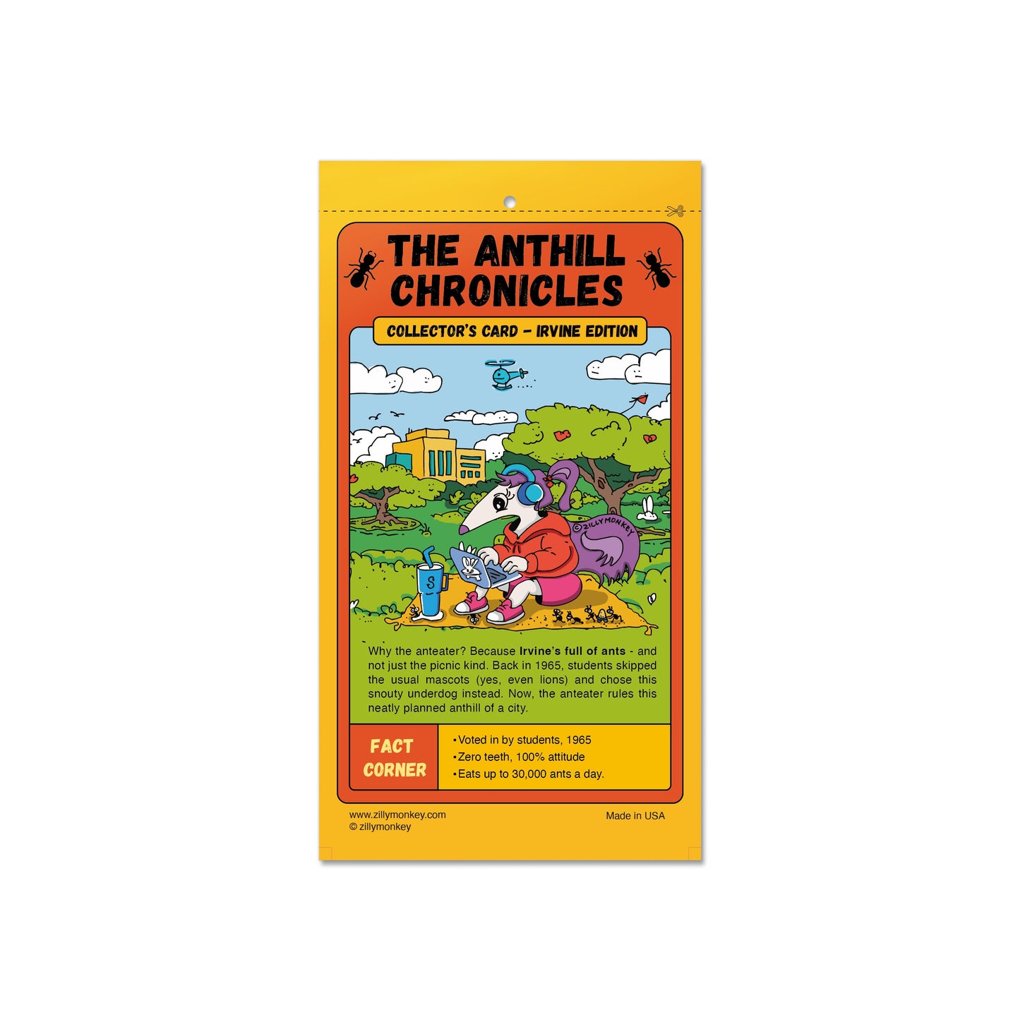 ZillyTales Air Freshener - Dark Roast No. 3: Anthill Chronicles, Irvine