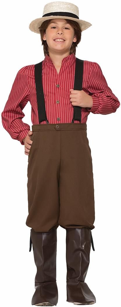Pioneer Boy Costume Child Small