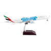 Boeing 777-300Er Commercial Aircraft ''Emirates Airlines - Dubai Expo 2020'' White With Blue Graphics ''Gemini 200'' Series 1/20