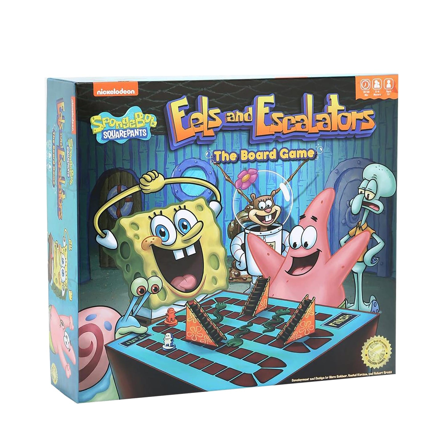Spongebob SquarePants Eels and Escalators Board game-New