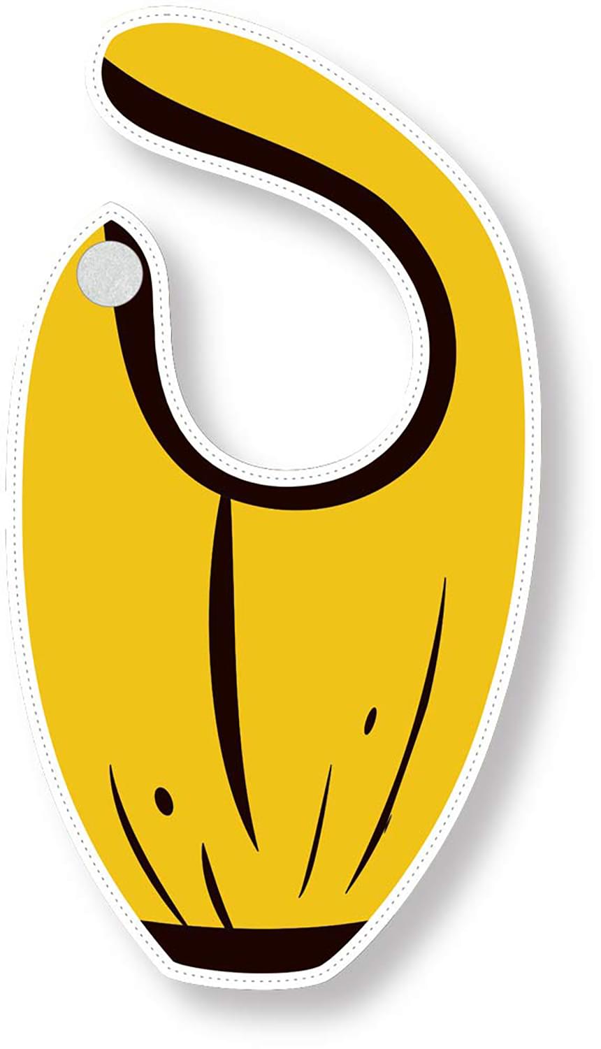Gamago Banana Terrycloth Baby Bib