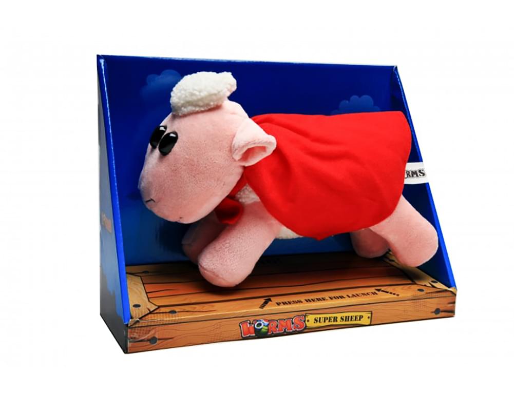 Worms 11.5'' Super Sheep Plush W/ Sound