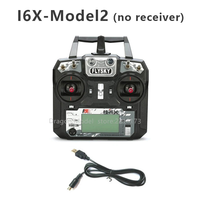 FLYSKY FS-I6X I6X 2.4G 10CH AFHDS 2A Radio Transmitter with IA6B IA10B Receiver