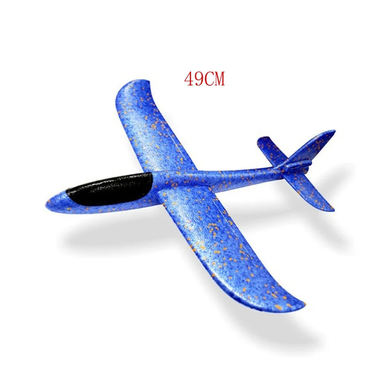 49CM Hand Throw Free Fly Glider Planes Foam Model EPP Breakout Aircraft Party Game Children Outdoor Fun Gift Toys For Kids