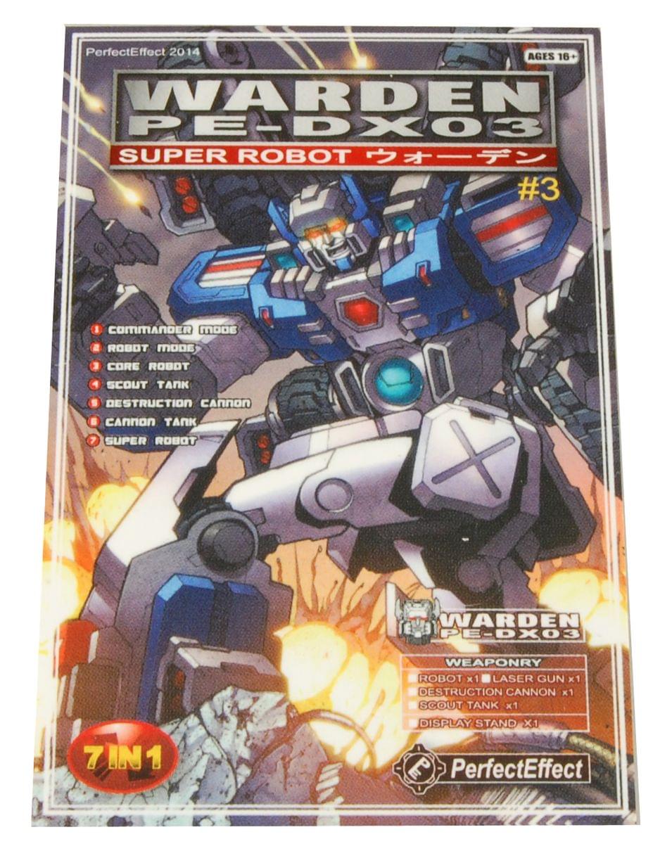 Transformers Pe-Dx03 Warden Pocket Card Calendar, Year 2014