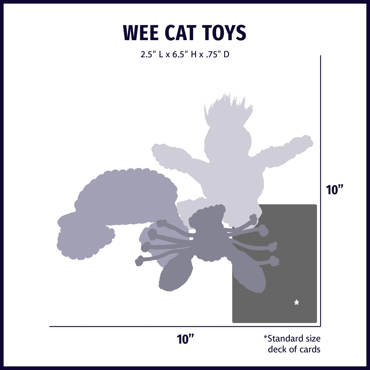 HuggleKats® Woodland Bucket of Cat Toys, 12 Pack