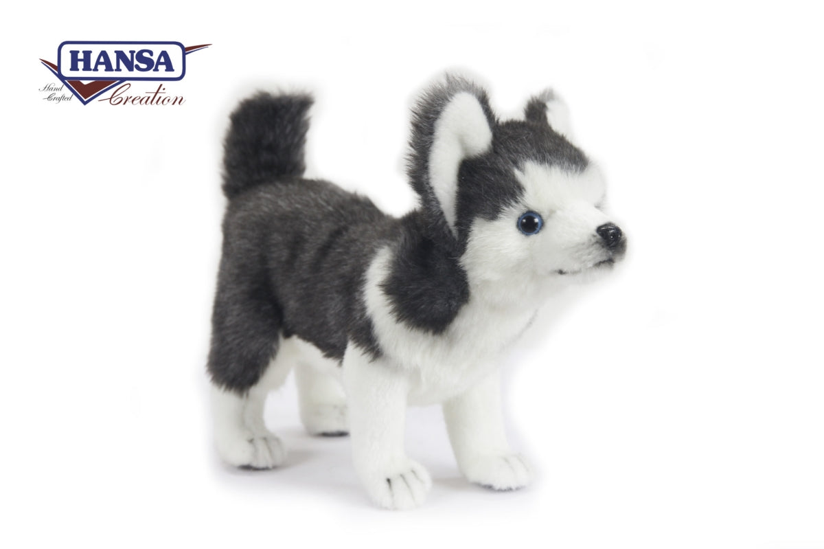 Hansa 6970 11 In Husky Pup Puppet