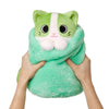 Purritos Xl 12 Inch Plush Cat In Blanket Matcha