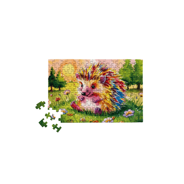 Happy Little Hedgehog 150 Piece Mini Jigsaw Puzzle Micro Puzzles