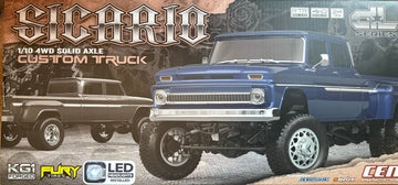 CEN Racing Sicario 1/10 RTR 4WD Custom Dually Truck - Blue Galaxy CEG8996