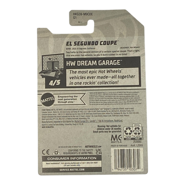 Hot Wheels El Segundo Coupe | Dream Garage Series 4/5