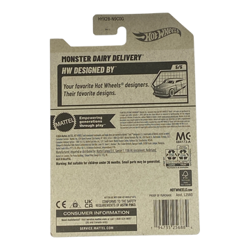 Hot Wheels Monster Dairy Delivery | Designed By Series 5/5