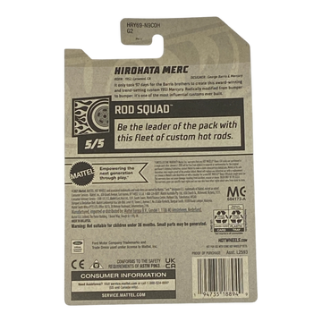 Hot Wheels Hirohata Merc | Rod Squad Series 5/5