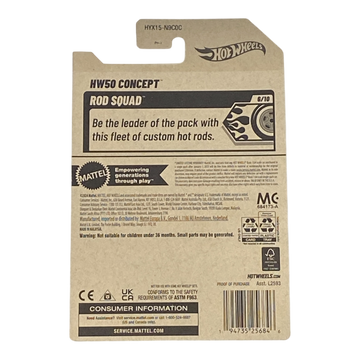 Hot Wheels HW50 Concept - Rod Squad Series 6/10