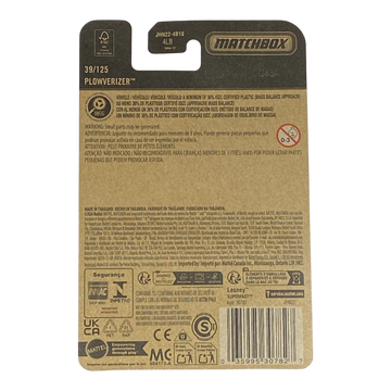 Matchbox Plowverizer | 2026 Matchbox Series 39/125