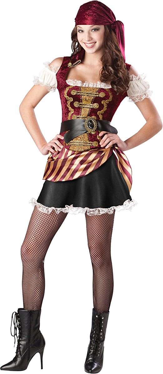 Pirate Babe Teen Costume, Medium (Age 14-15)