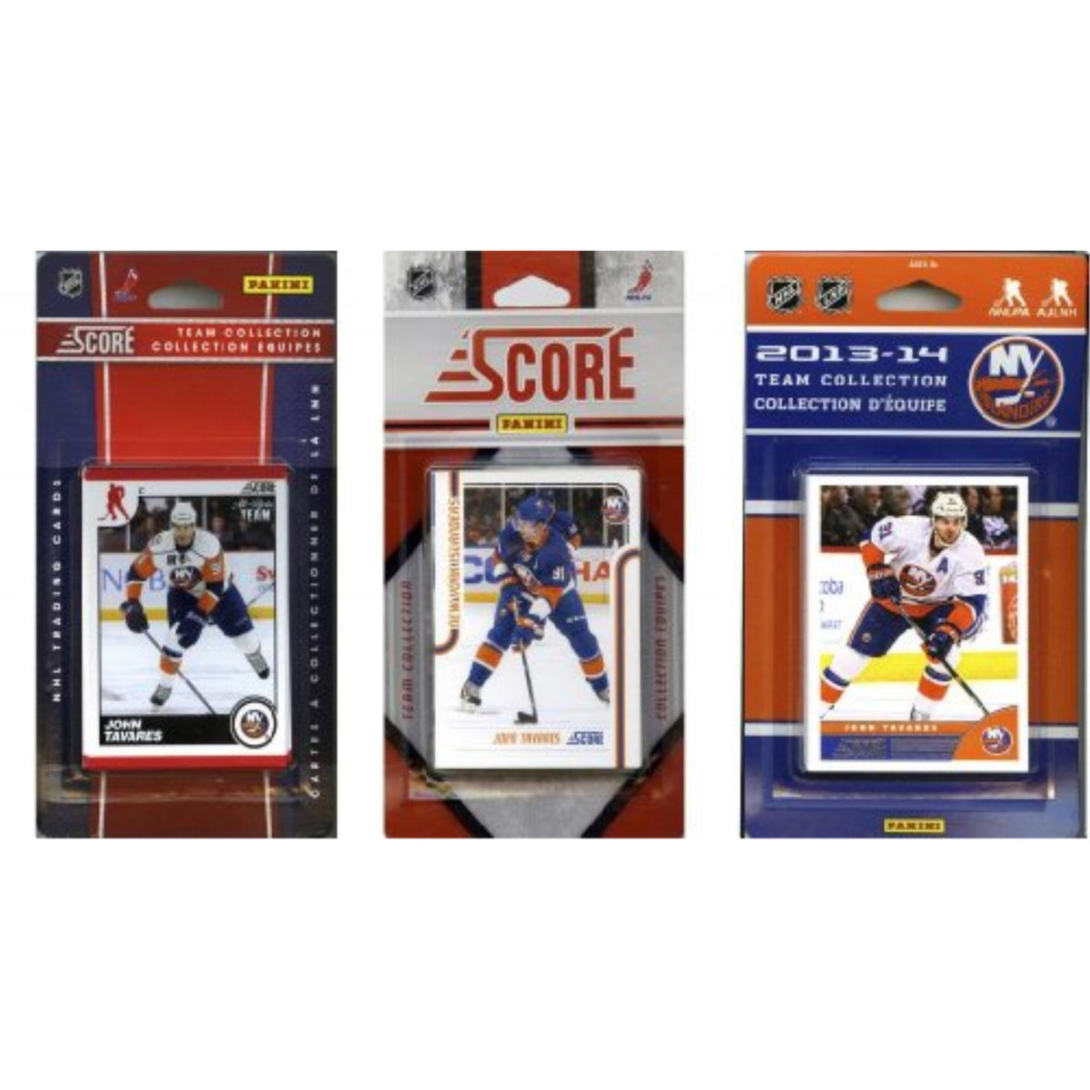 NHL New York Islanders 3 Different Licensed Trading Card Team Sets
