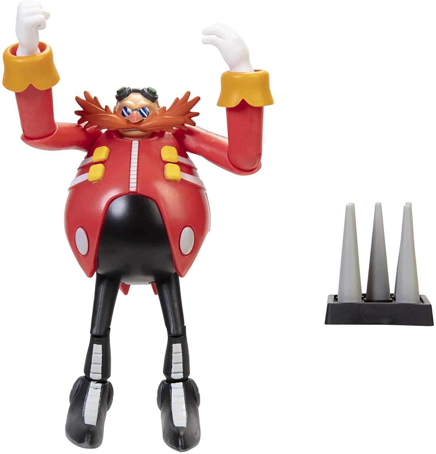 Sonic The Hedgehog 4 Inch Action Figure | Dr. Eggman W/ Spike Trap