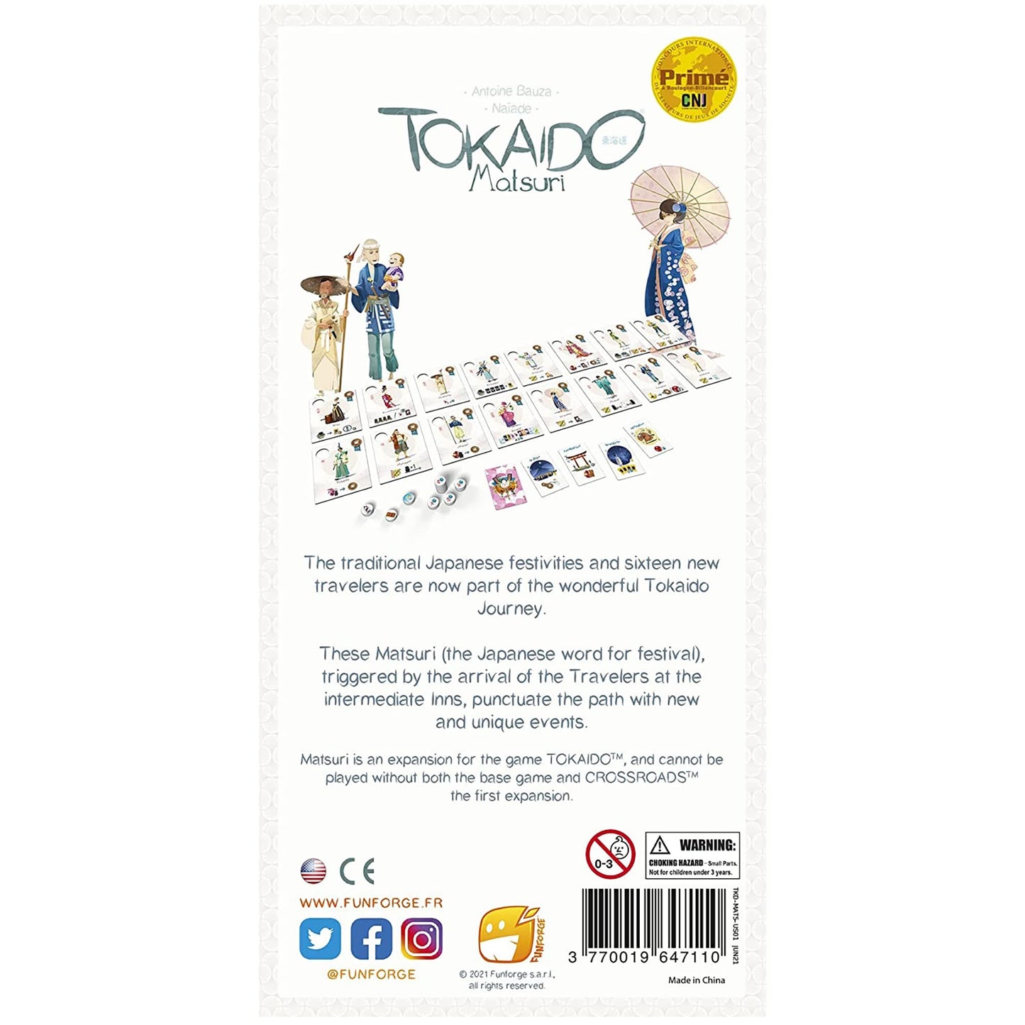 Funforge Tokaido Matsuri 5Th Edition Board Game Expansion | Strategy Game | Adventure Game | Exploration Game | Ages 8+ | 2-5 Pl
