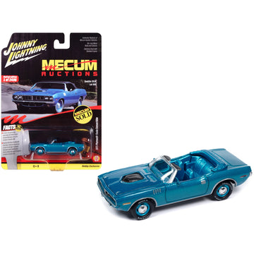 1971 Plymouth Barracuda Convertible Blue Fire Metallic With Blue Interior ''Mecum Auctions'' Limited Edition To 2496 Pieces Worl