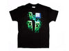 Minecraft Three Creeper Moon Youth T-Shirt Youth Medium