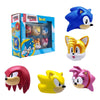 Sonic The Hedgehog Squishme Series 1 Collectors Box 6-Pack: Stress Relief Toy, Party Favor & Fidget Toys For Kids - Entire Series 1 Set W/Sonic Figures, And Squishies