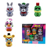 Just Toys LLC Five Nights at Freddy's Security Breach SquishMe 5-Pack - Medium Metallic PU Stress Relief Fidget Toys, Model 83431