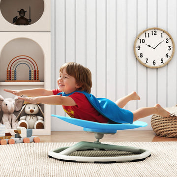 Kids Sensory Swivel Chair Cat Claw 360° Spinning Chair with Non-Slip Metal Base