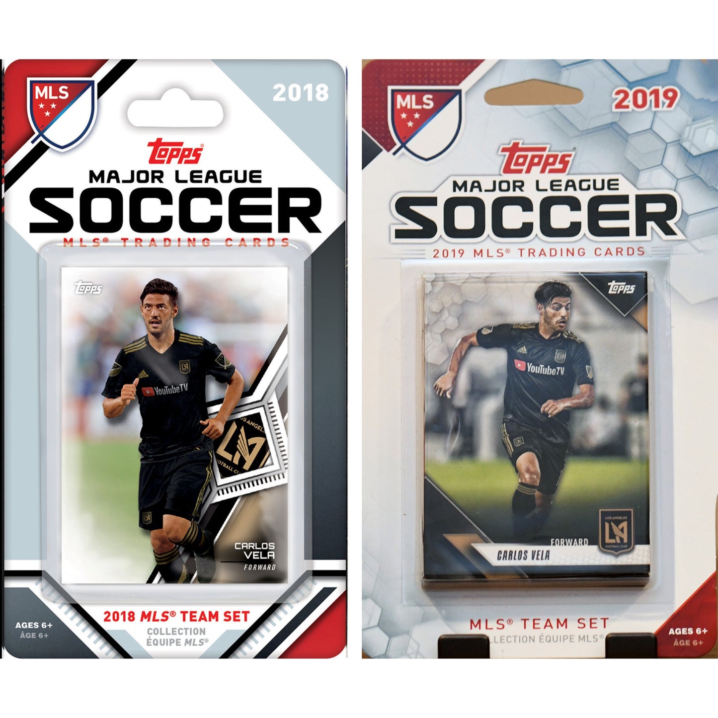 C & I Collectibles Mls Los Angeles Fc 2 Different Licensed Trading Card Team Sets
