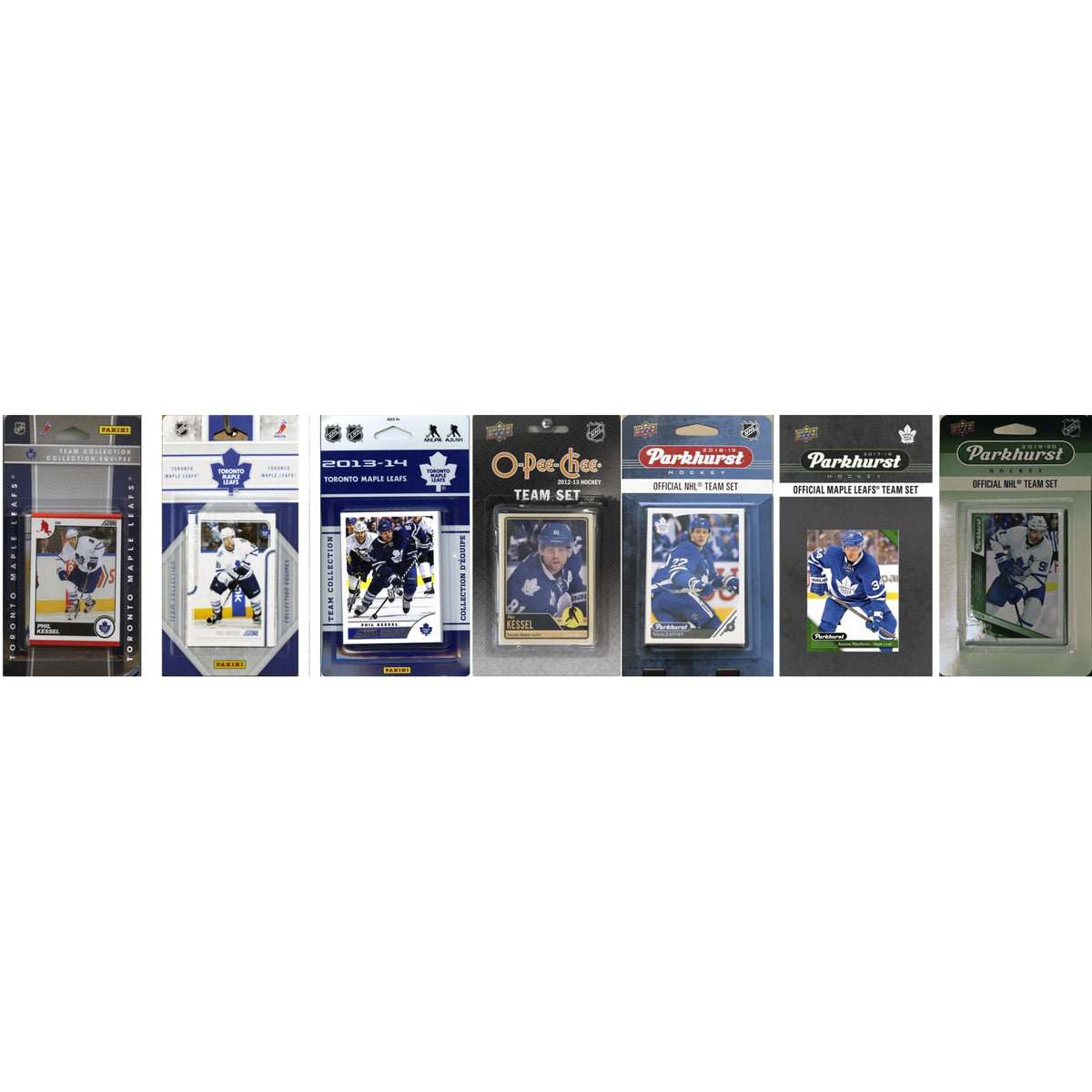 NHL Toronto Maple Leafs 7 Different Licensed Trading Card Team Sets