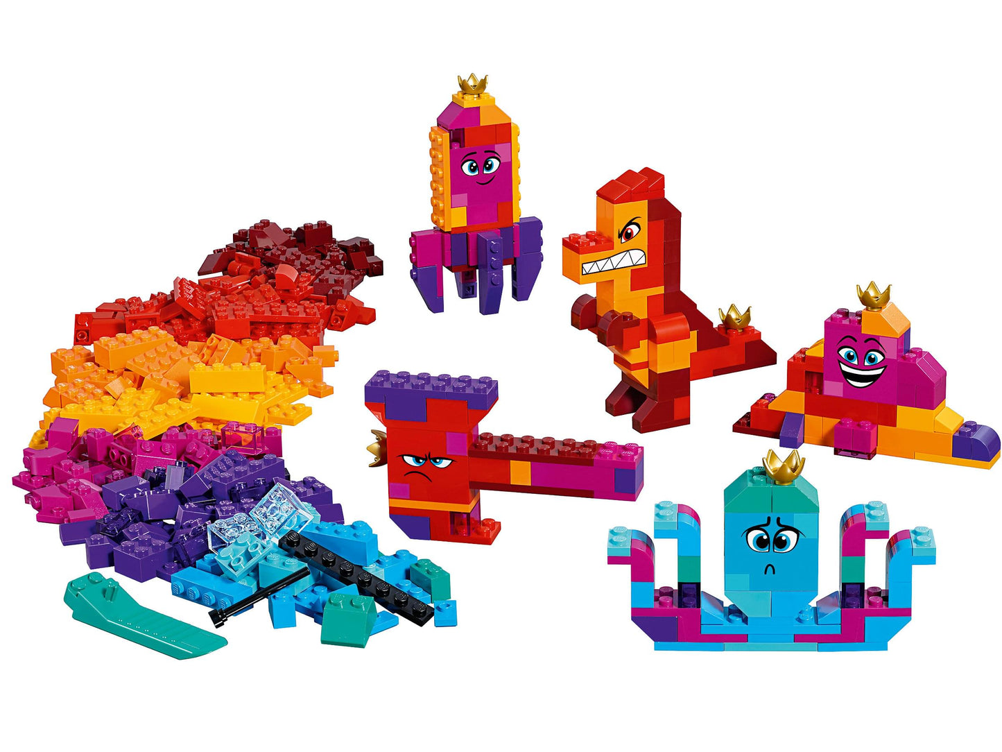 Lego Movie 2 70825 Queen Watevras Build Whatever Box 455 Piece Building Set