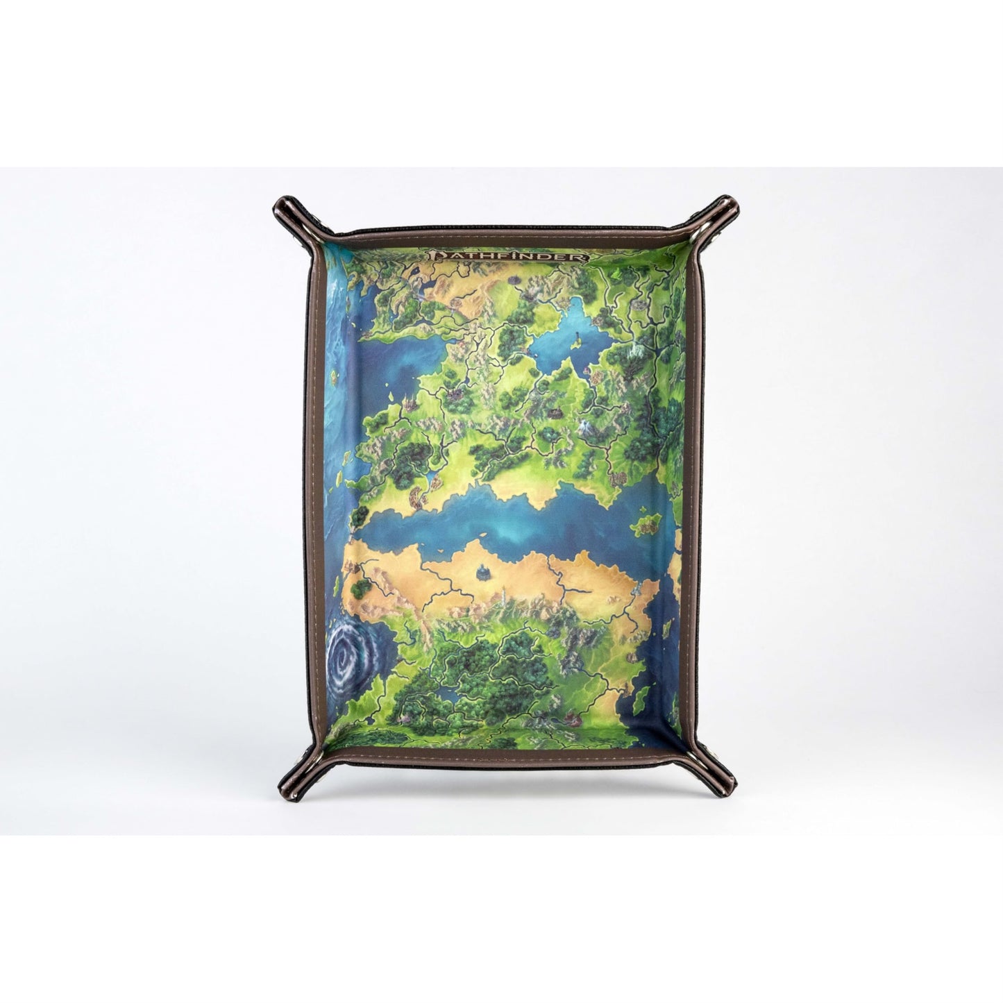 Metallic Dice Games Fanroll Officially Licensed Pathfinder Map Dice Tray