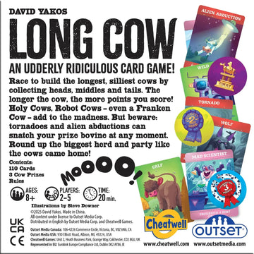 Long Cow - An Udderly Ridiculous Card Game - Outset