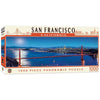Masterpieces - 1000 Piece Jigsaw Puzzle, San Francisco Skyline Panoramic, Fun For Adults, Family, Kids 13'X39